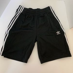 Adidas Men’s Black 3 Stripe Snap Side Shorts